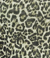 Stevie by Steve Madden Crew Neck Animal Printed Mesh T-Shirt
