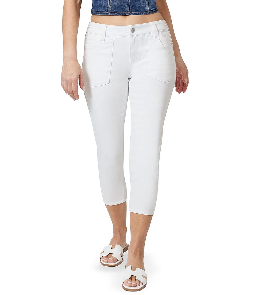 Stevie by Steve Madden Mid-Rise Denim Capri Jeans