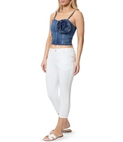 Stevie by Steve Madden Mid-Rise Denim Capri Jeans