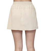 Stevie by Steve Madden Poplin Cargo Mini Skirt