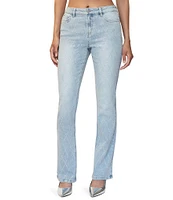 Stevie by Steve Madden Rhinestone Front Bootcut Jeans