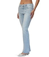 Stevie by Steve Madden Rhinestone Front Bootcut Jeans