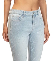 Stevie by Steve Madden Rhinestone Front Bootcut Jeans