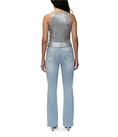 Stevie by Steve Madden Rhinestone Front Bootcut Jeans