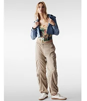 Stevie By Steve Madden Ruched Parachute Pants