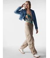 Stevie By Steve Madden Ruched Parachute Pants