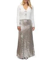 Stevie by Steve Madden Sequin Maxi Skirt