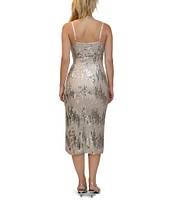 Stevie by Steve Madden Sleeveless Allover Sequin Midi Dress