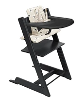 Stokke Tripp Trapp® High Chair 2, Mickey Print Cushion, & Tray Complete Set