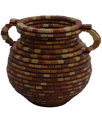 Stone By Stone Mosaic Tiles Stone Vase Handles