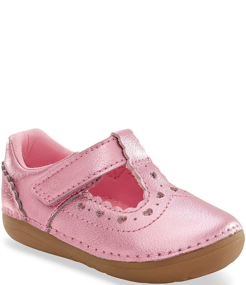 Stride Rite Girls' Adira Soft Motion T-Strap Shoes (Infant)