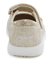 Stride Rite Girls' Holly SR Sparkle Flower Detail Mary Janes (Youth)