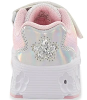 Stride Rite Girls' Light Up Floral Glimmer Sneakers (Infant)