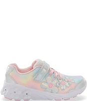 Stride Rite Girls' Light Up Floral Glimmer Sneakers (Toddler)