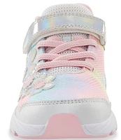 Stride Rite Girls' Light Up Floral Glimmer Sneakers (Toddler)