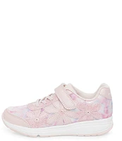 Stride Rite Girls' Light Up Floral Glimmer Sneakers (Youth)