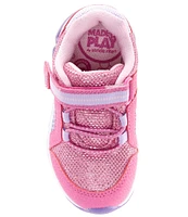 Stride Rite Girls' Lumi Bounce Made2Play Washable Light-Up Sneakers (Infant)