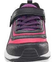 Stride Rite Girls' Surge Bounce Lighted Made2Play Washable Sneakers (Infant)