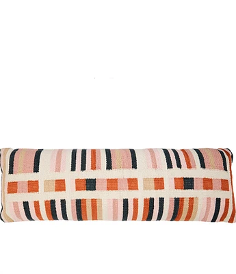 Studio D Leigh Multi-Colored Stripe Bolster Decorative Pillow