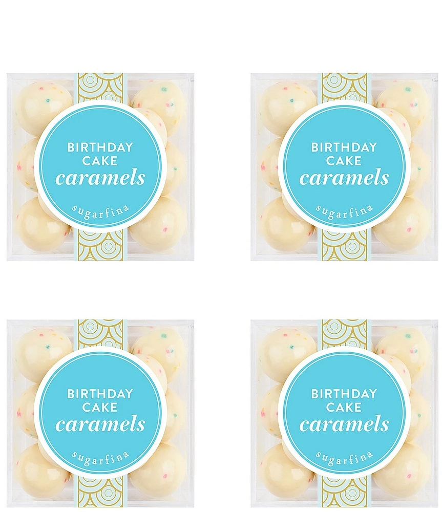 Sugarfina Birthday Cake Caramels - Small Cube 4-Piece Kit