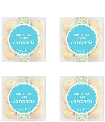 Sugarfina Birthday Cake Caramels - Small Cube 4-Piece Kit