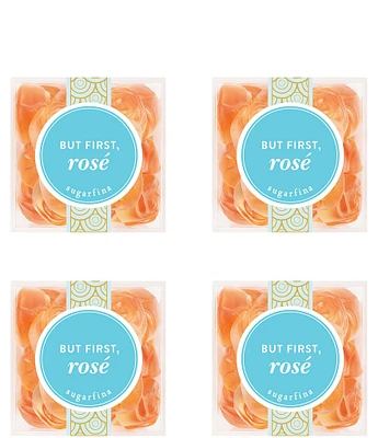 Sugarfina But First Rose (Roses) Candy Small Cube 4-Piece Kit