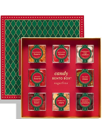 Sugarfina Holidays 2024 Holiday Sweets 8-Cube Candy Bento Box