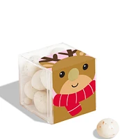 Sugarfina Reindeer Peppermint Bark Cookies Small Cube, 4-Piece Set