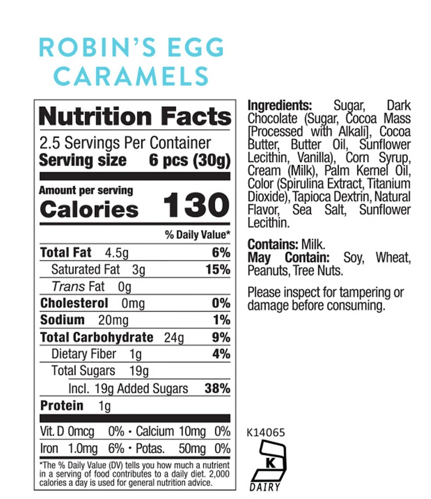 Sugarfina Robin's Egg Caramels Small Cube 4-Piece Kit