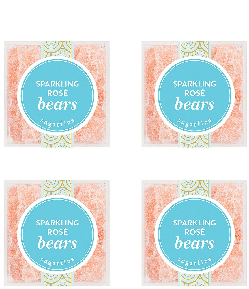 Sugarfina Sparkling Rose Bears Small Cube 4-Piece Kit