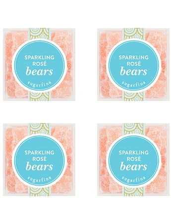 Sugarfina Sparkling Rose Bears Small Cube 4-Piece Kit