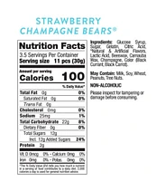 Sugarfina Strawberry Champagne Bears 12-Pack Taster Packets