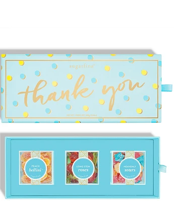 Sugarfina Thank You- 3-Piece Candy Bento Box