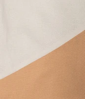 Sugarlips Colorblock Strapless Linen Blend Maxi Dress