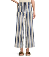 Sugarlips Coordinating Stripe Printed High Rise Wide Leg Pants