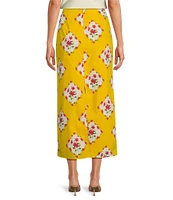 Sugarlips Coordinating Floral Print High Waisted Maxi Pencil Skirt
