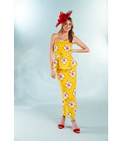 Sugarlips Coordinating Floral Print High Waisted Maxi Pencil Skirt