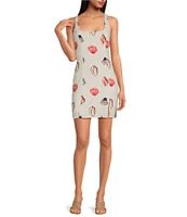 Sugarlips Kara Shells Junie Square Neck Sleeveless Mini Dress
