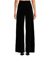 Sugarlips Oriana Lulu Velvet High Waist Wide Leg Pants