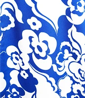 Sugarlips Plus Helsinki Floral Tilda Satin Halter Maxi Dress