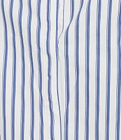 Sugarlips Plus Jayla Vertical-Striped Puffed Sleeve Button Front Shirt