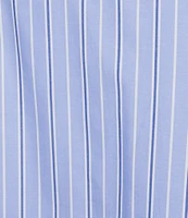 Sugarlips Plus Malaga Striped Puffed-3/4-Sleeve Shift Dress