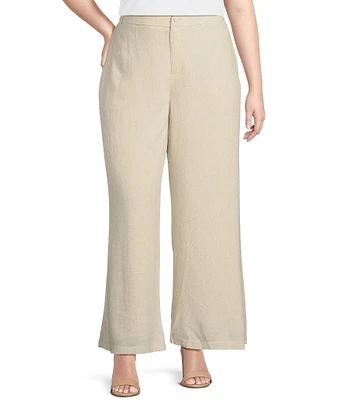 Sugarlips Plus Presley Chelsea Wide Leg Trouser Pants