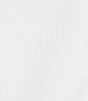 Sugarlips Plus Size Contrast Sleeve Ribbed Top