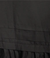 Sugarlips Plus Velma Long Sleeve Ruffled Poplin Shift Dress