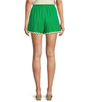 Sugarlips Coordinating Rick Rack Trim Draw String Shorts