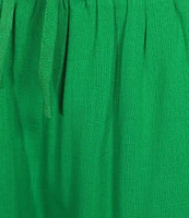 Sugarlips Coordinating Rick Rack Trim Draw String Shorts