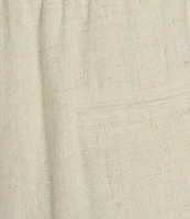 Sugarlips Step Up Linen High Rise Wide Leg Pant