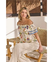 Sugarlips Step Up Linen High Rise Wide Leg Pant