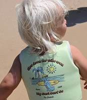 Sunnylife x Rip Curl Little Kids 2-3 Shred Turtle Aqua Swim Vest